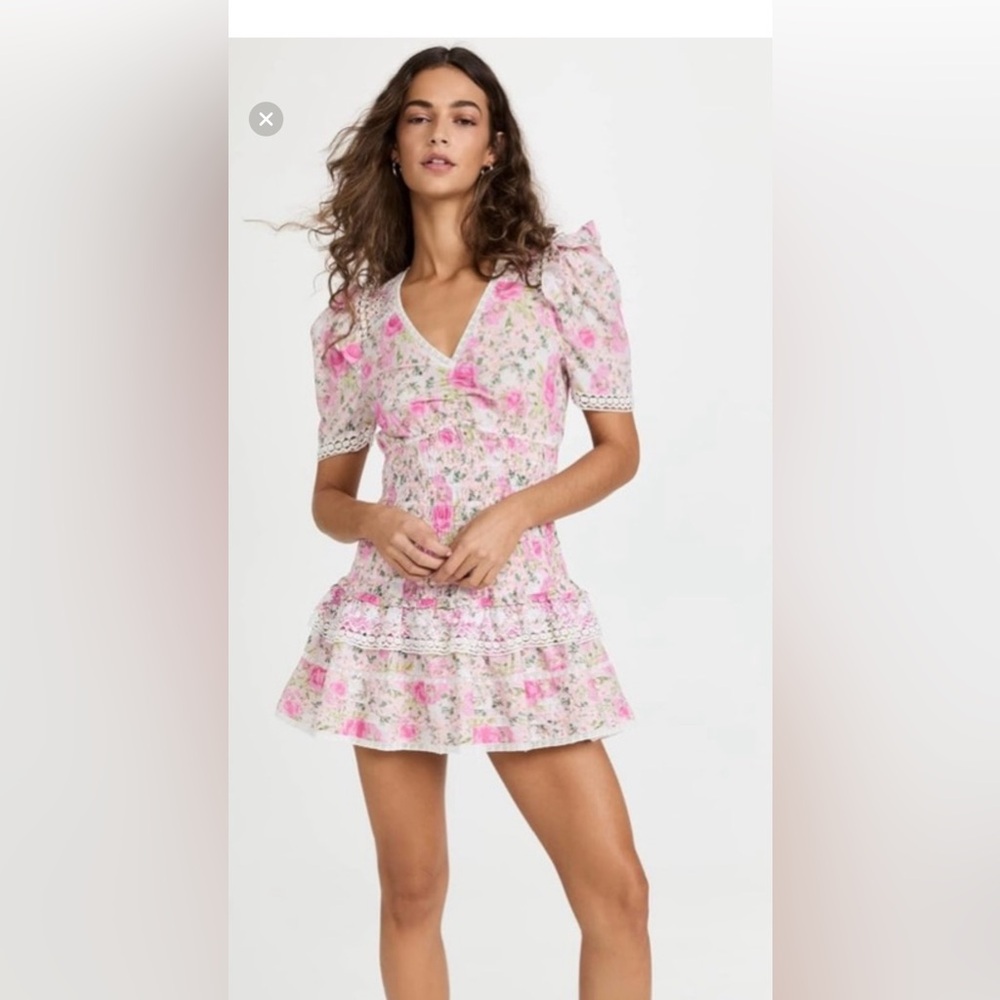 NWT LOVESHACKFANCY Rena mini Dress